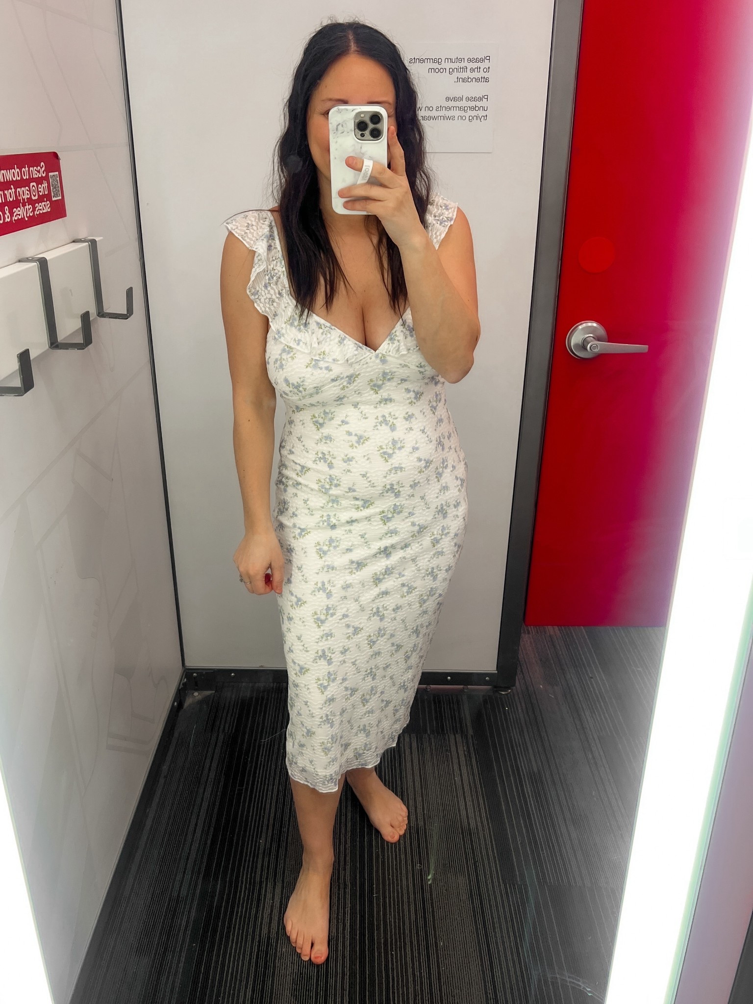Cutest floral dress from Target! Just need my fav shapewear underneath (linked below)! Wearing a M in the dress.

#LTKSeasonal #LTKSaleAlert #LTKOver40