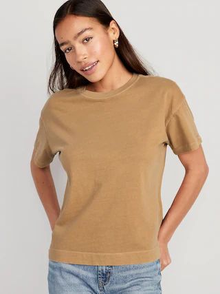 Vintage Crew-Neck T-Shirt for Women | Old Navy (US)