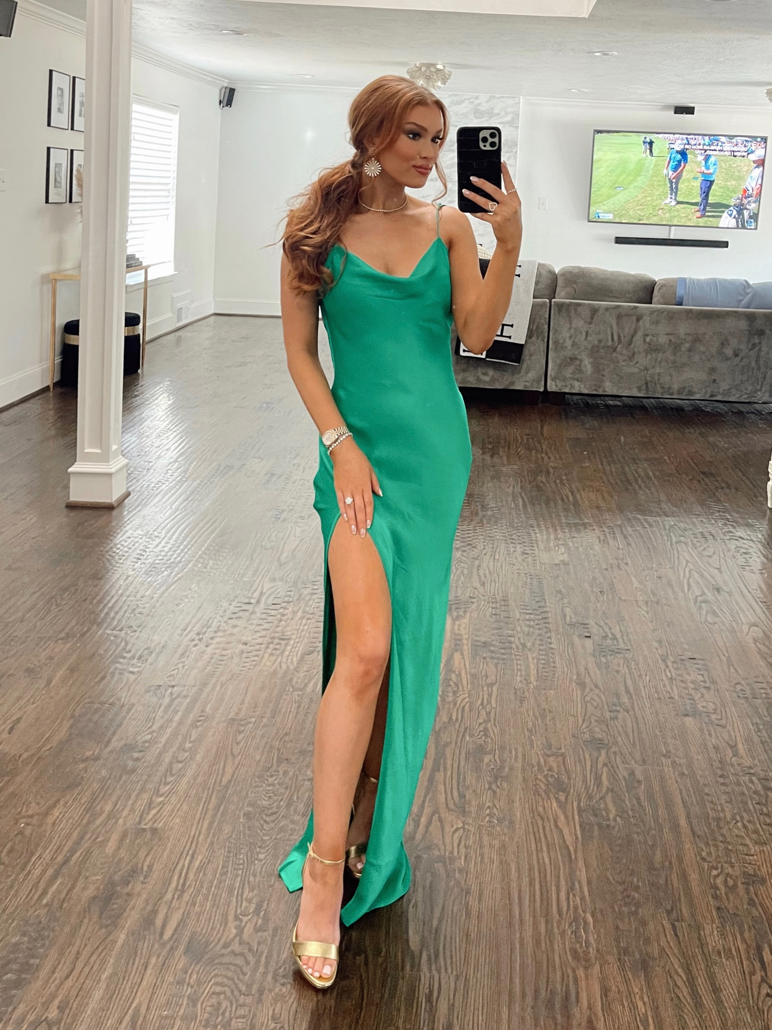 Wedding guest. Wedding guest dress. Black tie. Formal wedding. Wedding attire. Green long dress. Green maxi dress. Silk dress. Green dress. Gown. Prom dress. Meshki. Wedding. Summer wedding  

#LTKunder100 #LTKwedding #LTKstyletip