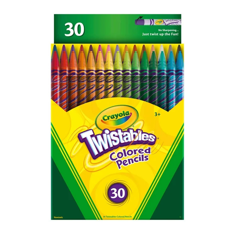 Crayola 30ct Twistable Colored Pencils, Stocking Stuffers for Kids & Teens, Holiday Gifts - Walma... | Walmart (US)