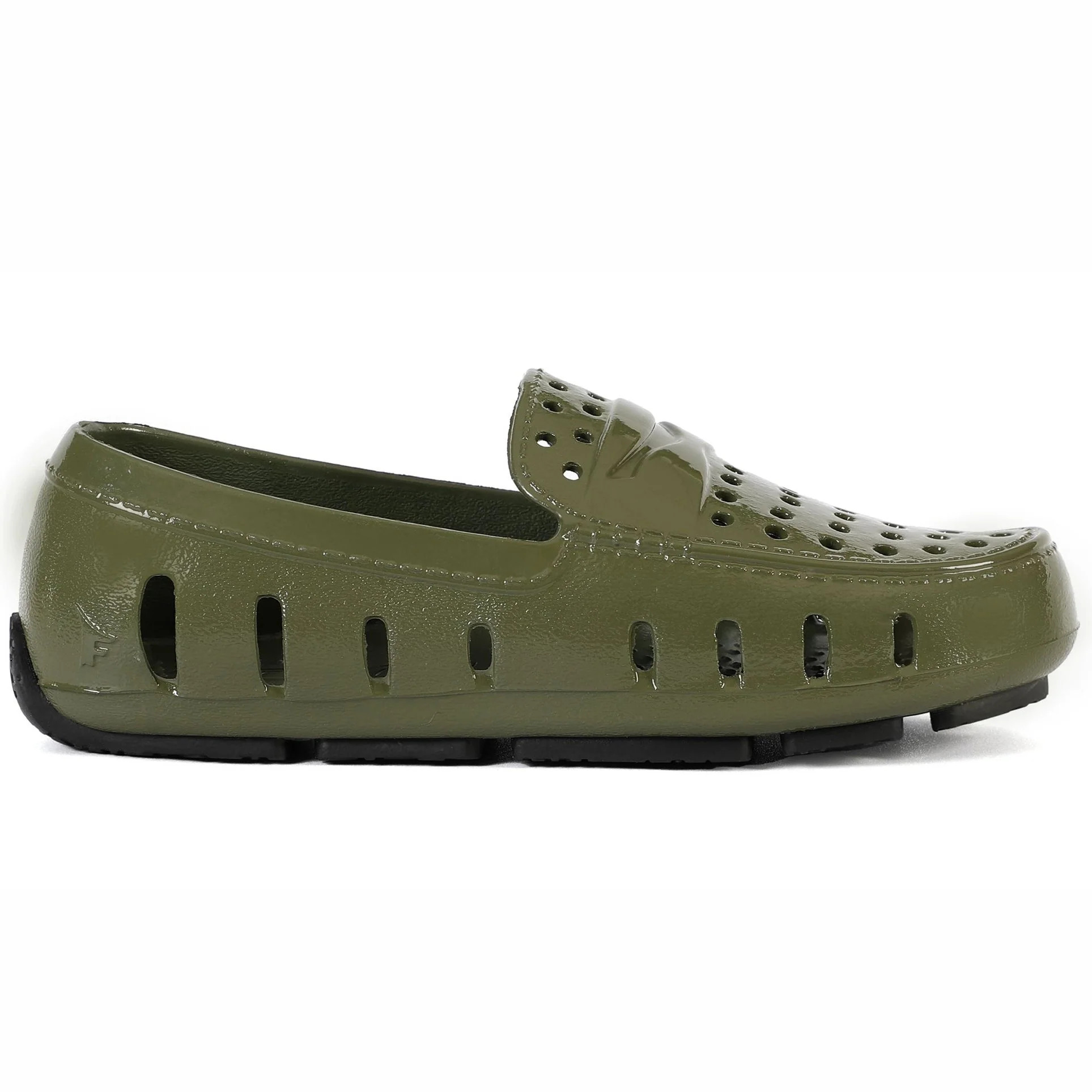 Kid’s Prodigy Driver Foam Shoe | Patent Cypress/Black | Floafers