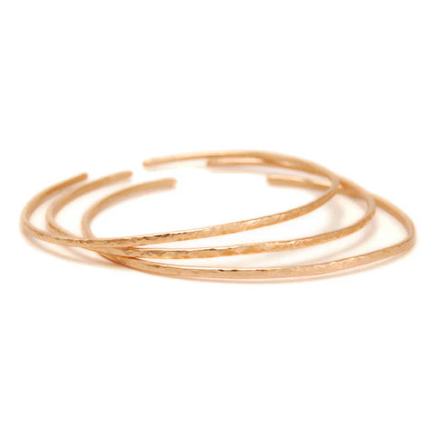 Sydney Hammered Cuff | Leah Alexandra Jewelry