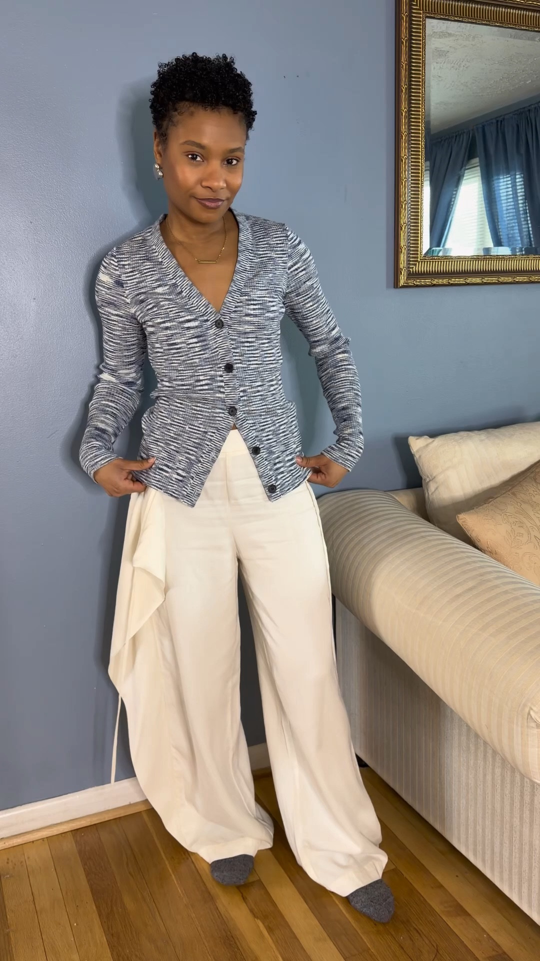 Another reason why I love this sweater is because of the speckles of ivory in it. So I paired it with ivory pants and shoes for a classic look. 

#LTKgrwm #LTKSpringSale #LTKootd