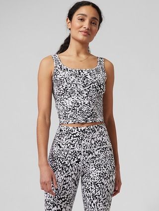 Shanti Square Neck Crop Tank | Athleta