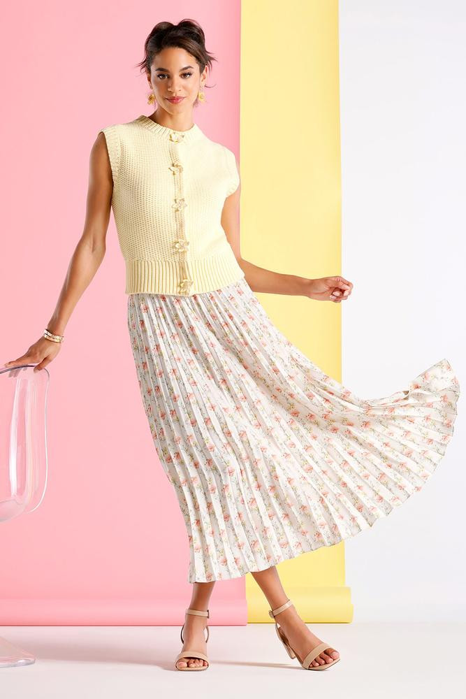 spring fling midi skirt | Versona