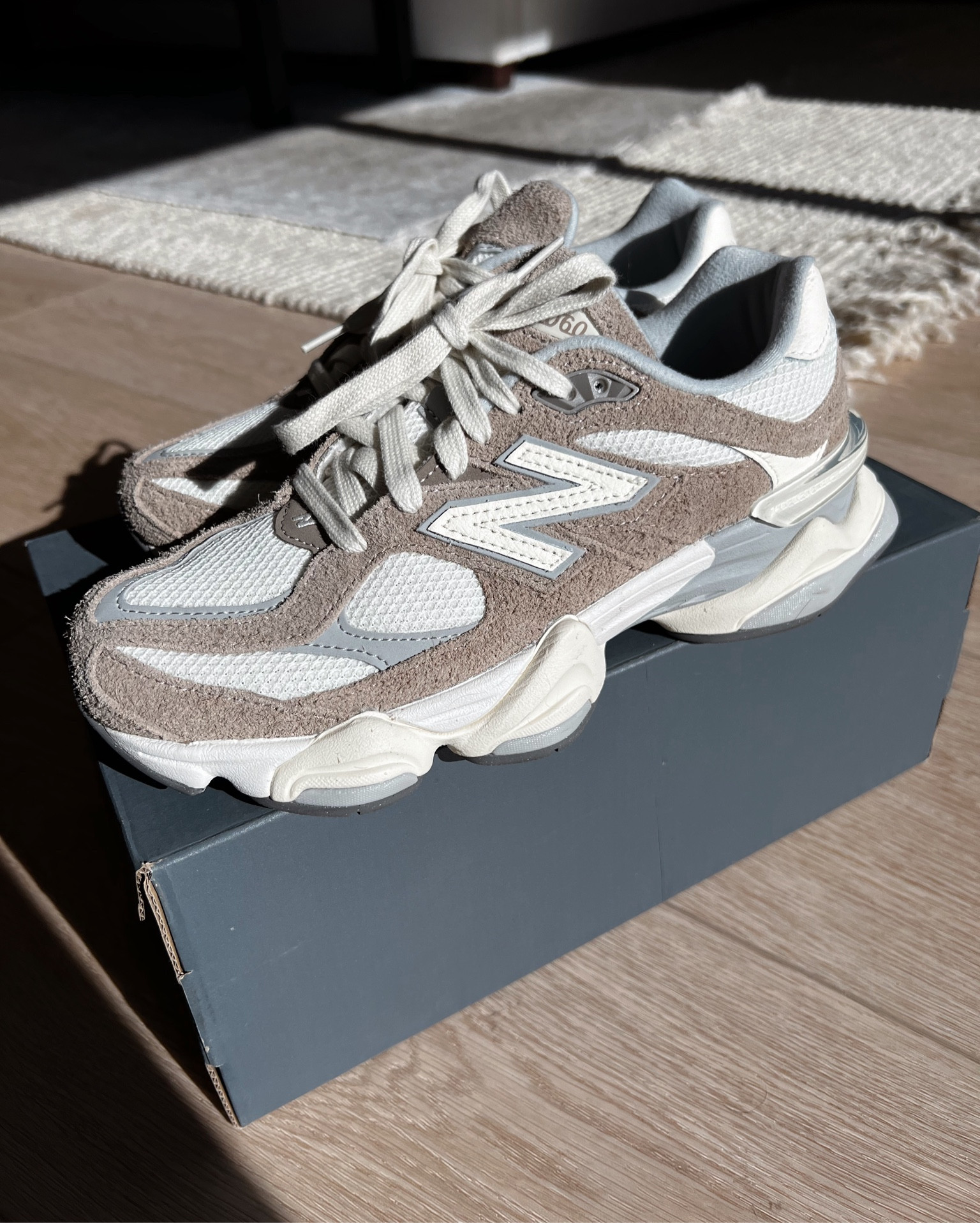 New balance 9060 sneakers in stock!
Chunky brown and grey sneakers 



#LTKstyletip #LTKshoecrush