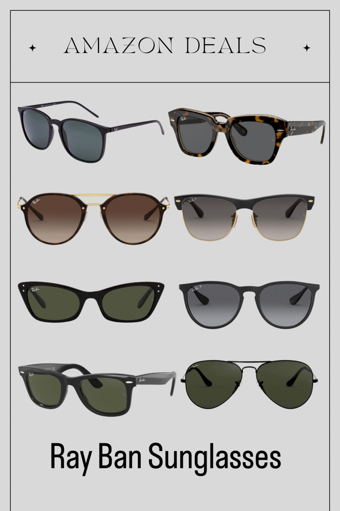 Ray ban sunglasses on sale! Amazon prime deal days 

#LTKHoliday #LTKsalealert #LTKSeasonal
