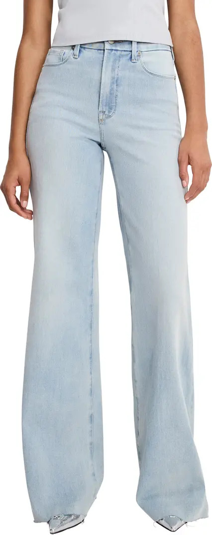 Soft-Tech Good Waist Palazzo Jeans | Nordstrom