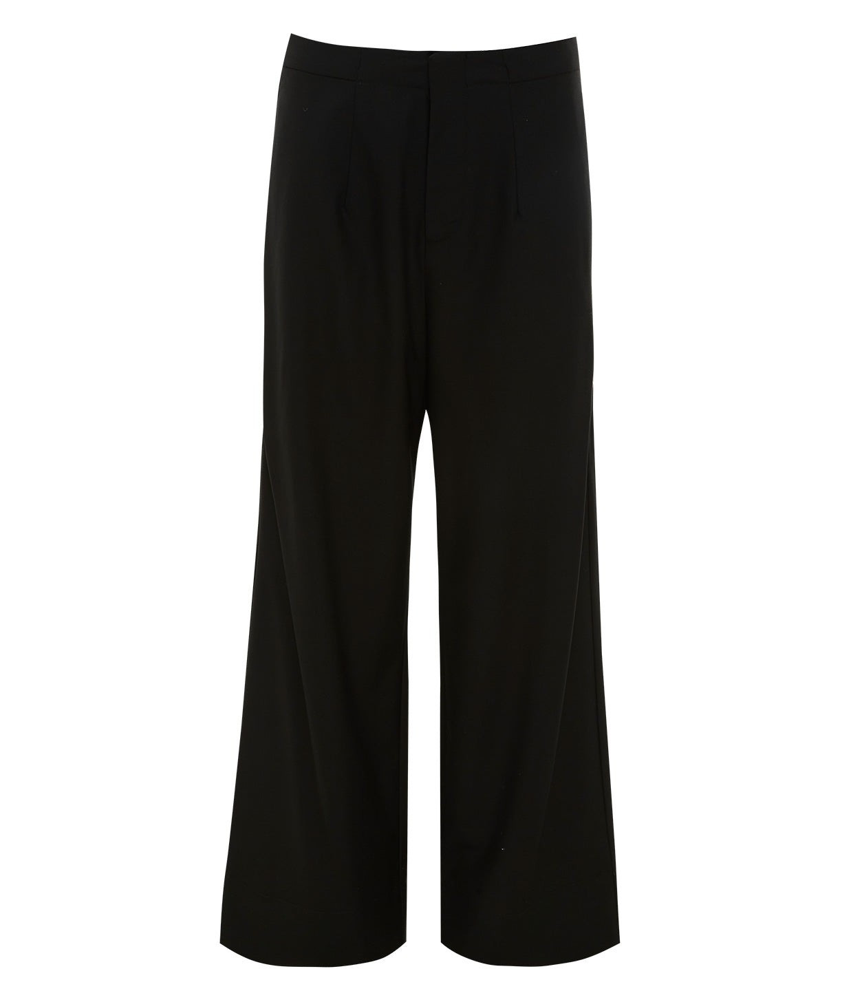 Relaxed Tailored Trousers in Black | Mode Sportif