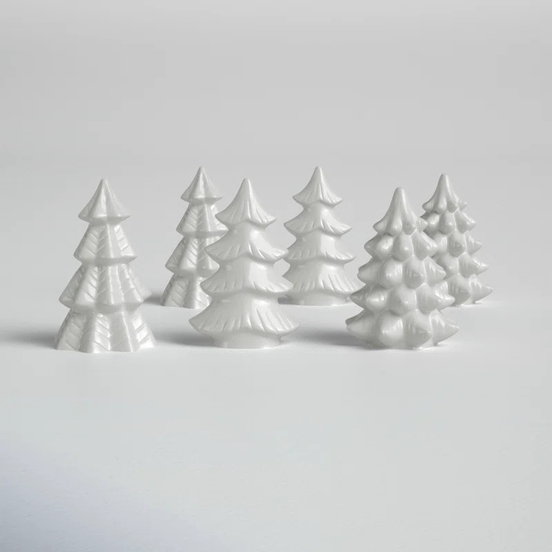 Stoneware Trees (Set of 6) | Birch Lane