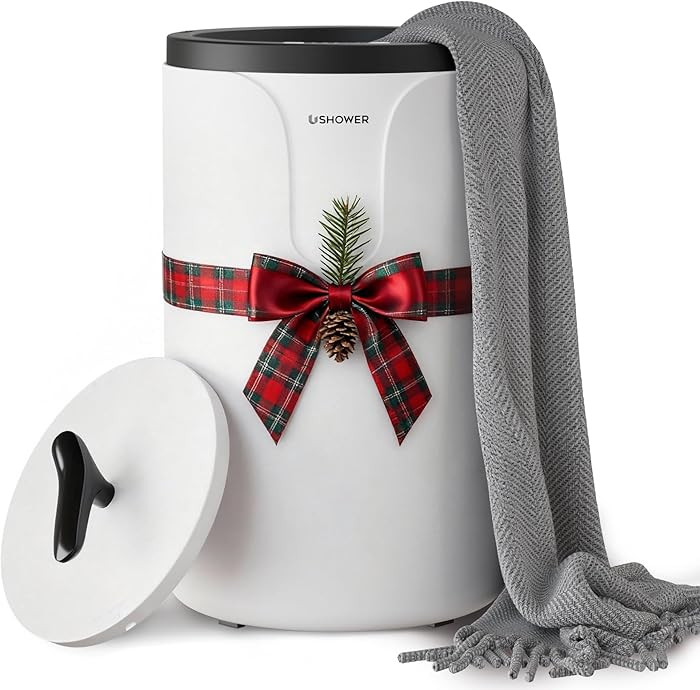 USHOWER Towel Warmers for Bathroom, 20L Large Towel Warmer Bucket for Spa & Massage, Auto Shut-Of... | Amazon (US)