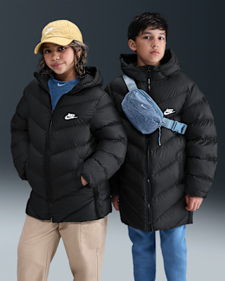 Nike Sportswear All Day Play Big Kids' Therma-FIT Loose-Fit Mid-Length Puffer Jacket | Nike (US)