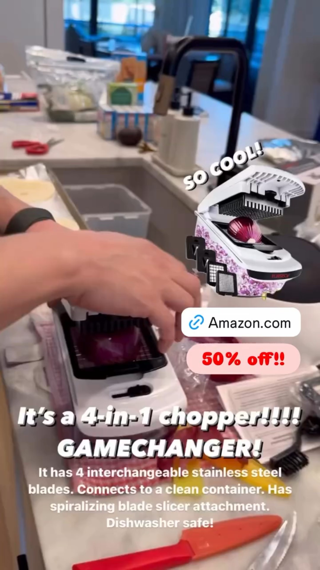This is a 4-in-1 chopper! Game changer and on sale for 50% OFF!

#LTKCyberWeek #LTKSaleAlert