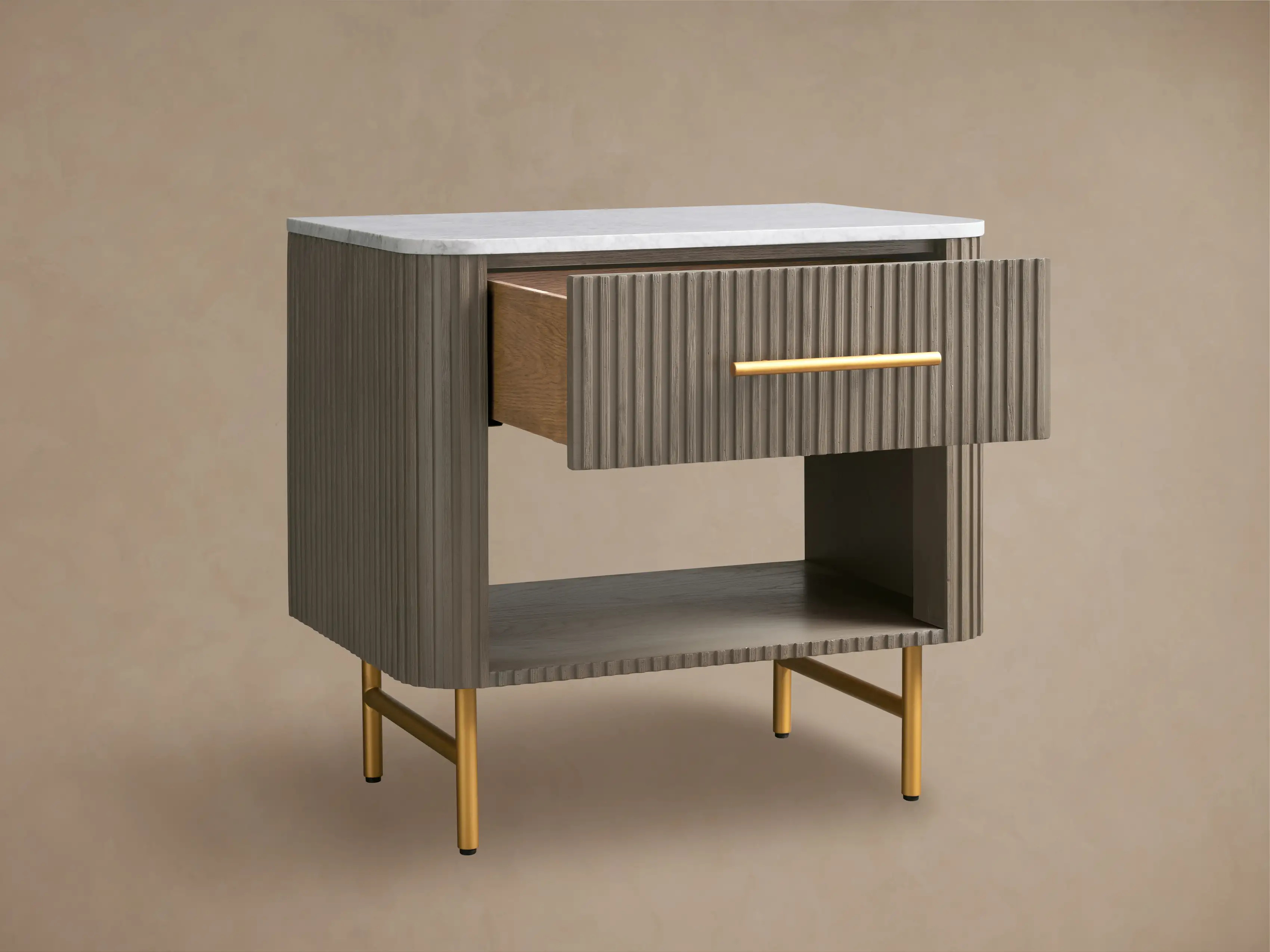 Finnley Open Nightstand | Arhaus