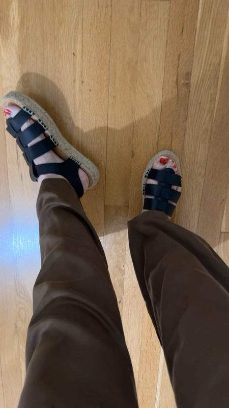 These are the perfect sandals to wear around a city! They’re insanely comfortable and they look nice with linen pants, trousers, jeans, a skirt, and a dress! They also come in brown leather. I’m wearing my normal sizee

#LTKShoeCrush #LTKSeasonal #LTKStyleTip