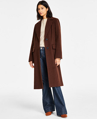 MICHAEL Michael Kors Women's Single-Breasted Coat, Created for Macy's - Macy's | Macy's