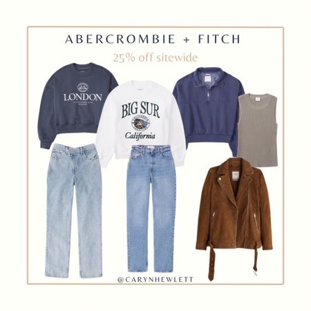 LTK Sale is ON at Abercrombie + Fitch! 20% off sitewide 🤎 #abercrombie #abercrombiefinds 

#LTKmidsize #LTKSale #LTKsalealert