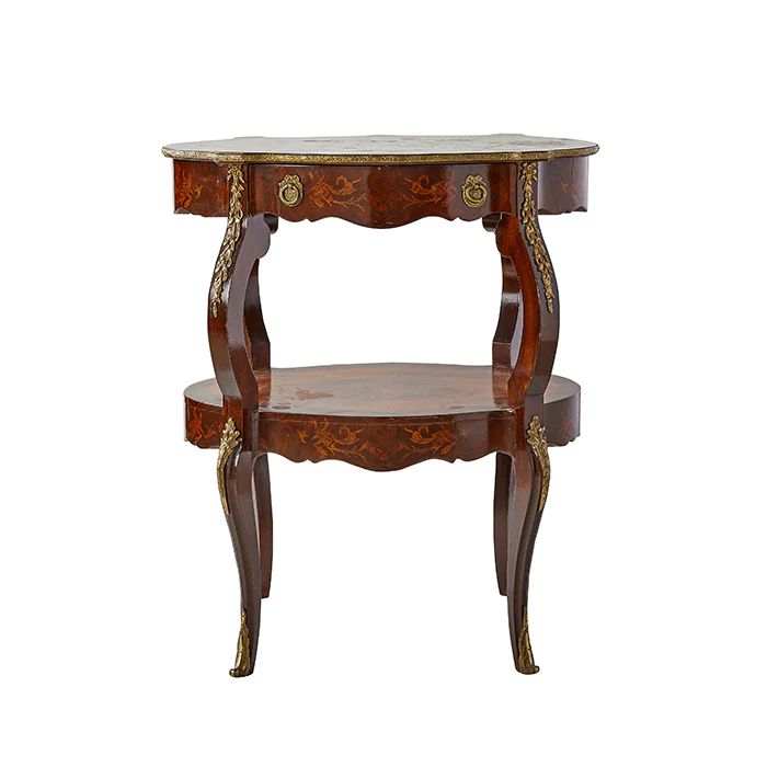 Antique French Two-Tier Side Table | Caitlin Wilson Design