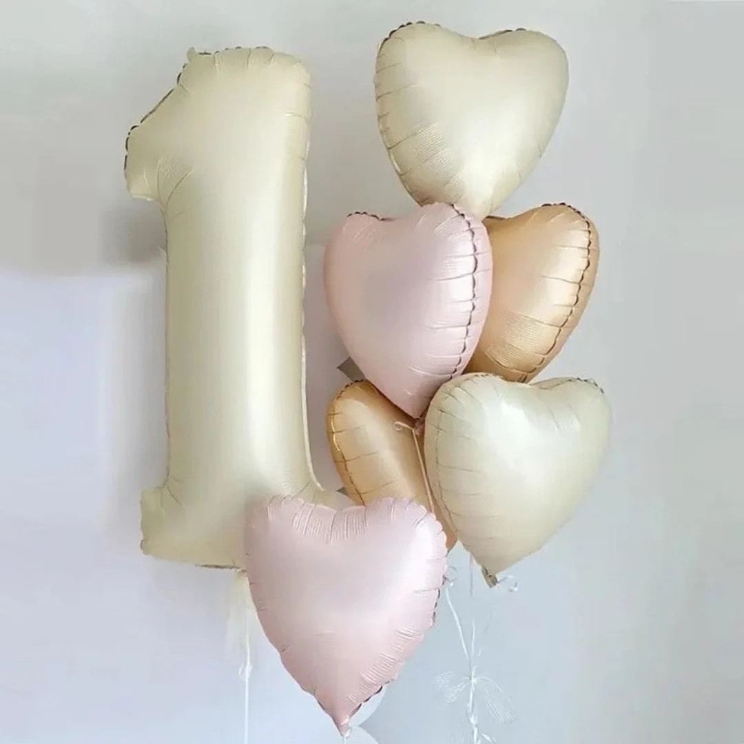 1st Birthday Girl Pink Decorations, Number Balloon, Onederful Birthday, Pink Princess, 2nd Birthd... | Etsy (US)