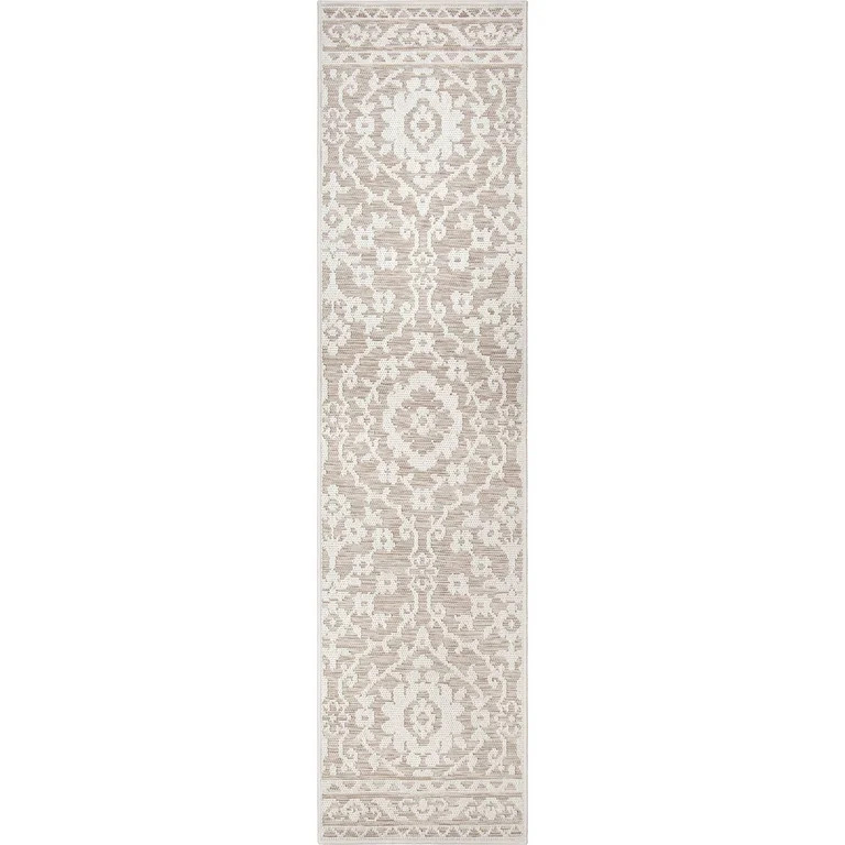 My Texas House Amelia 2' X 8' Runner Driftwood Reversible Outdoor Rug | Walmart (US)