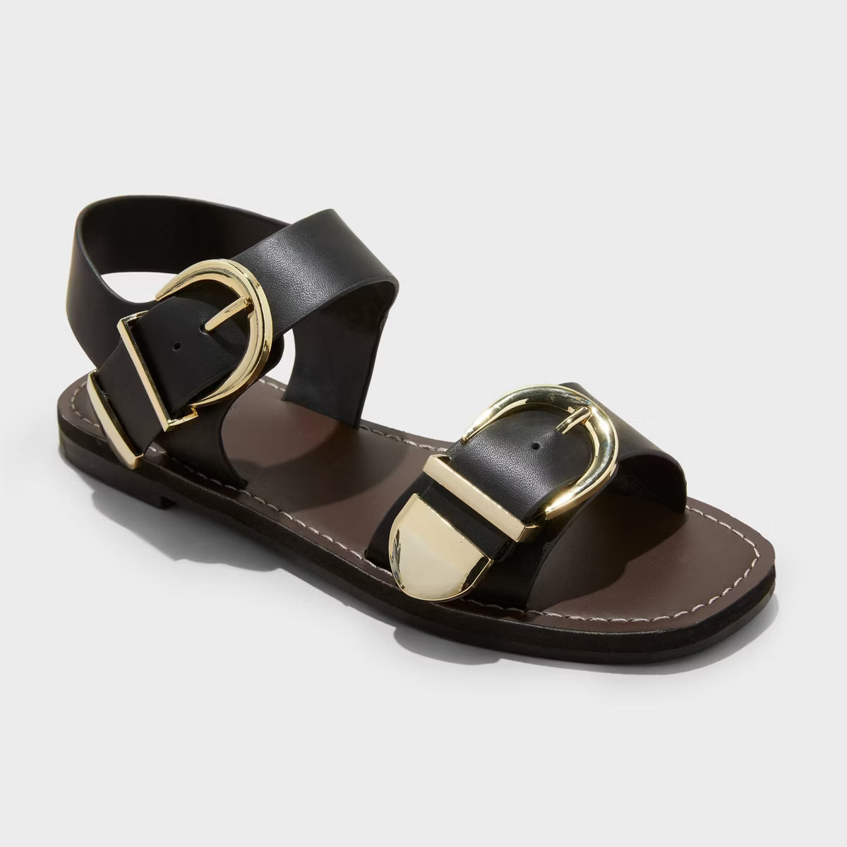 Women's Mira Double Buckle Flat Sandals - Universal Thread™ | Target