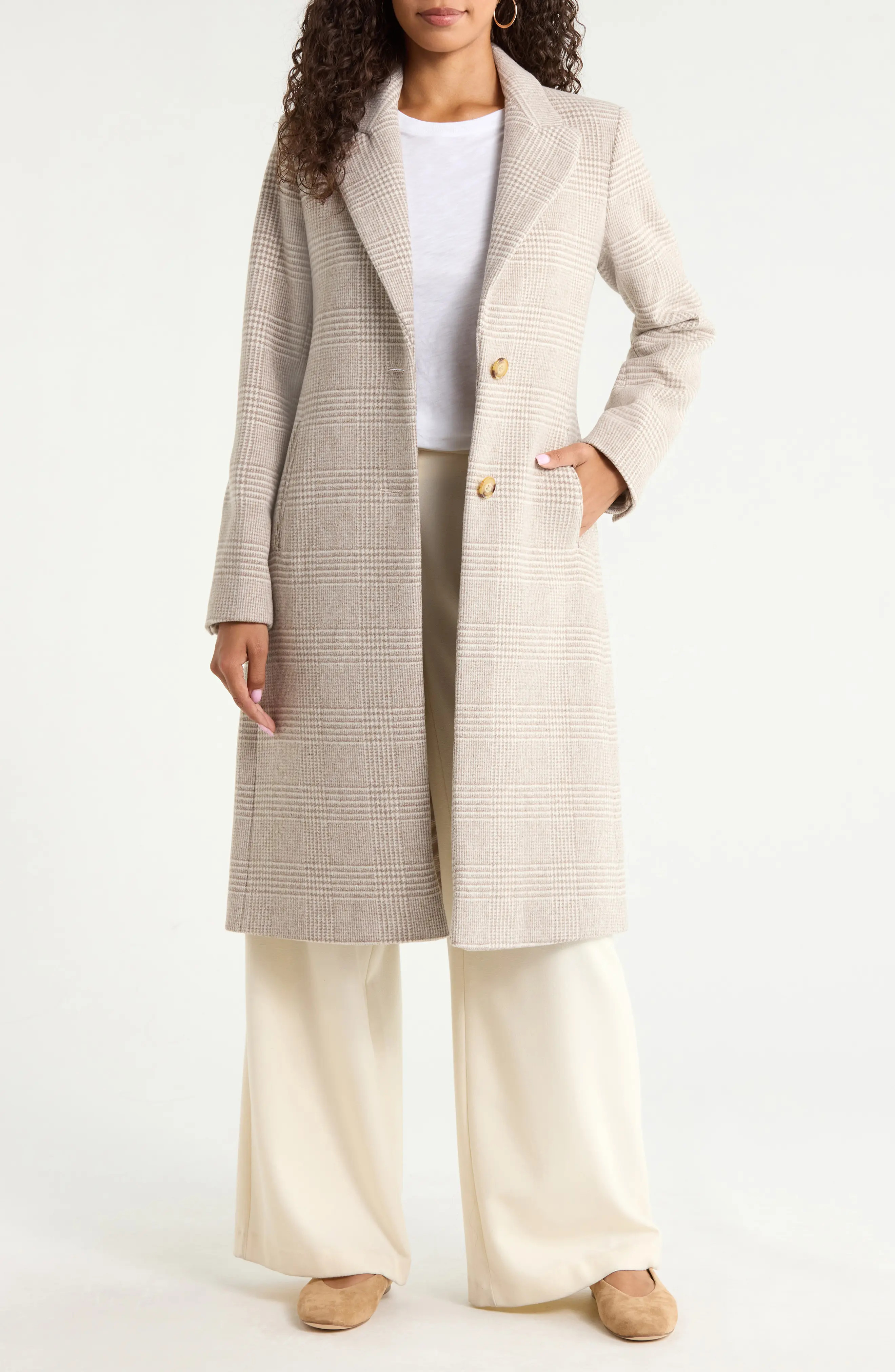 Wool Blend Tweed Coat (Women) | Nordstrom | Nordstrom