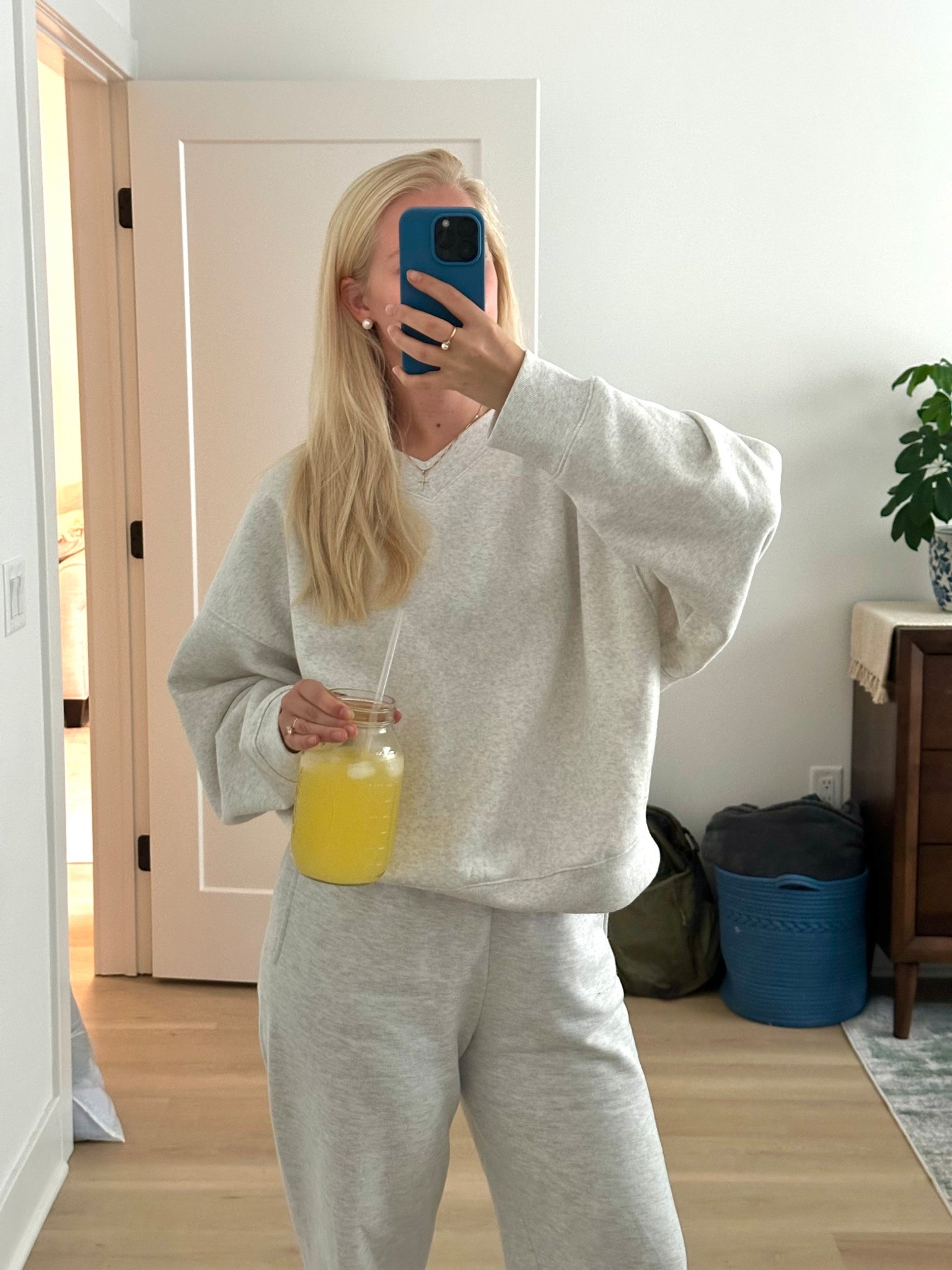 Target v-neck sweatshirt! I’m wearing a size large & it’s perfect 

#LTKActive #LTKStyleTip #LTKSeasonal