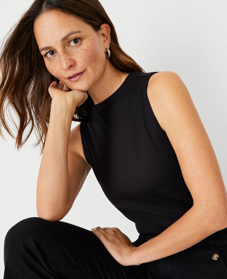 Mock Neck Shell | Ann Taylor (US)