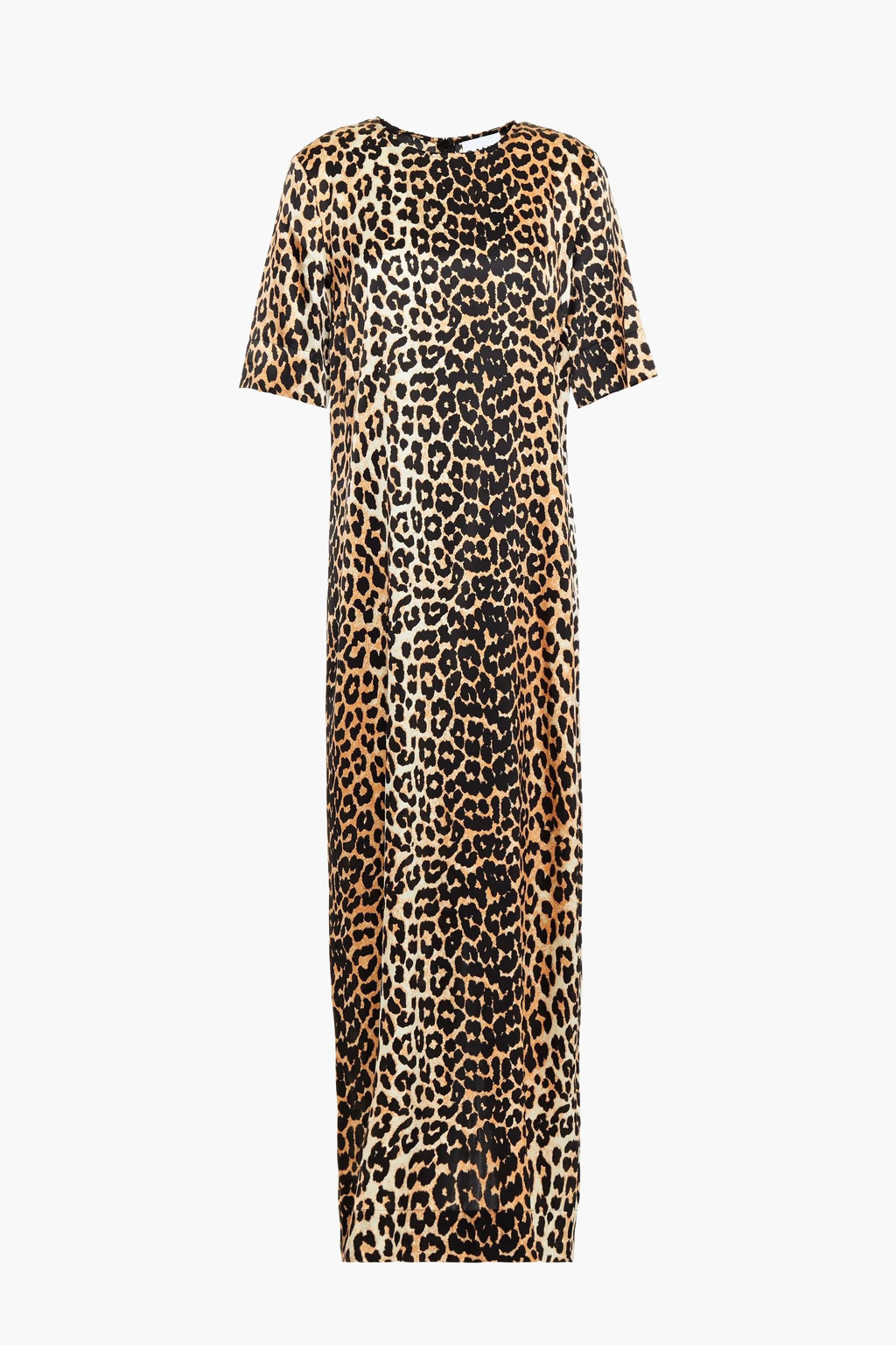 Leopard-print stretch-silk satin maxi dress | The Outnet (UK and Europe)