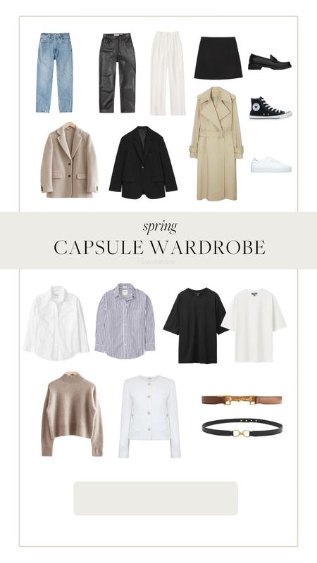 Spring capsule wardrobe essentials! 

#LTKstyletip #LTKworkwear #LTKunder100