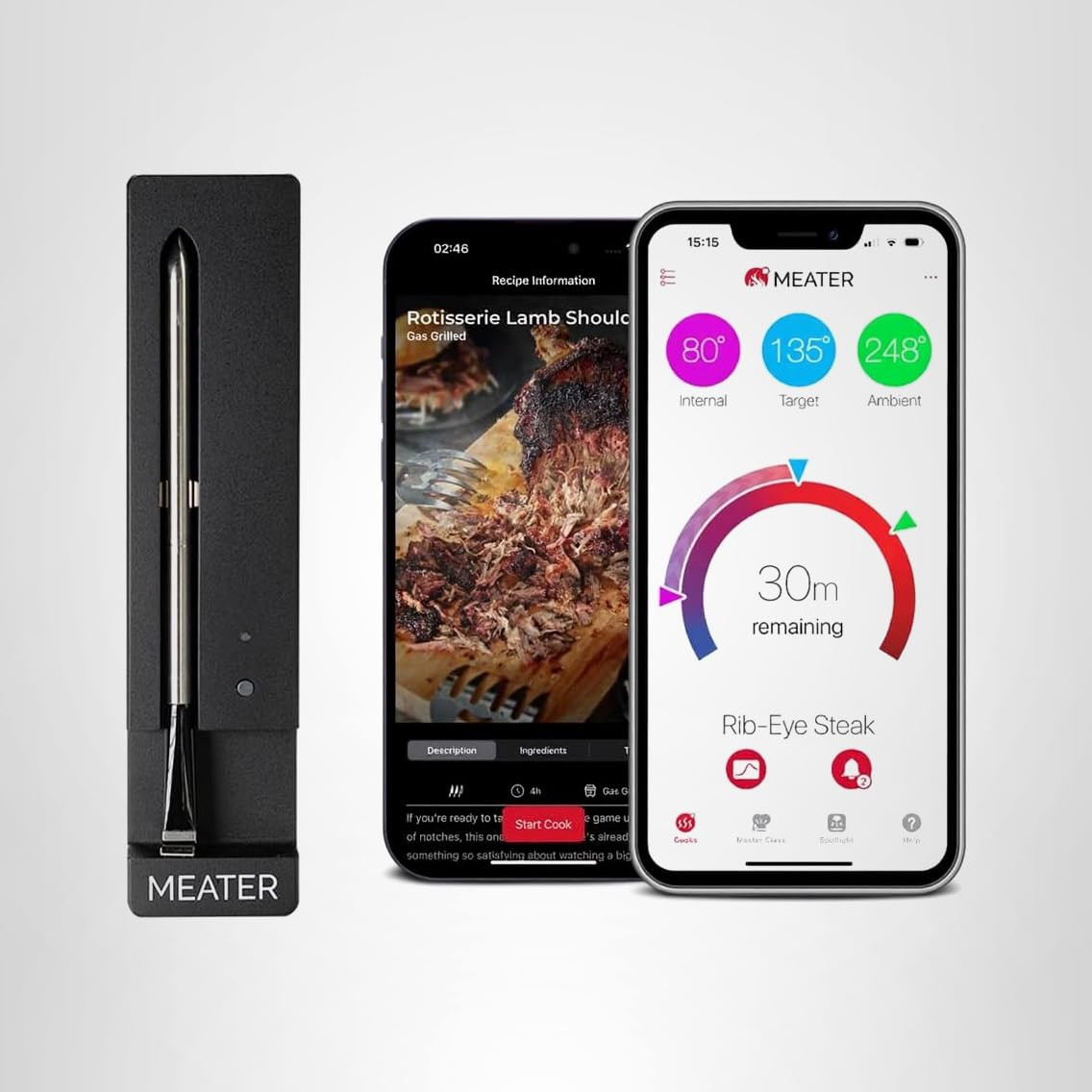 MEATER SE: Smart Bluetooth Meat Thermometer | Long-Range Wireless Probe for Oven, Grilling, Smoki... | Amazon (US)