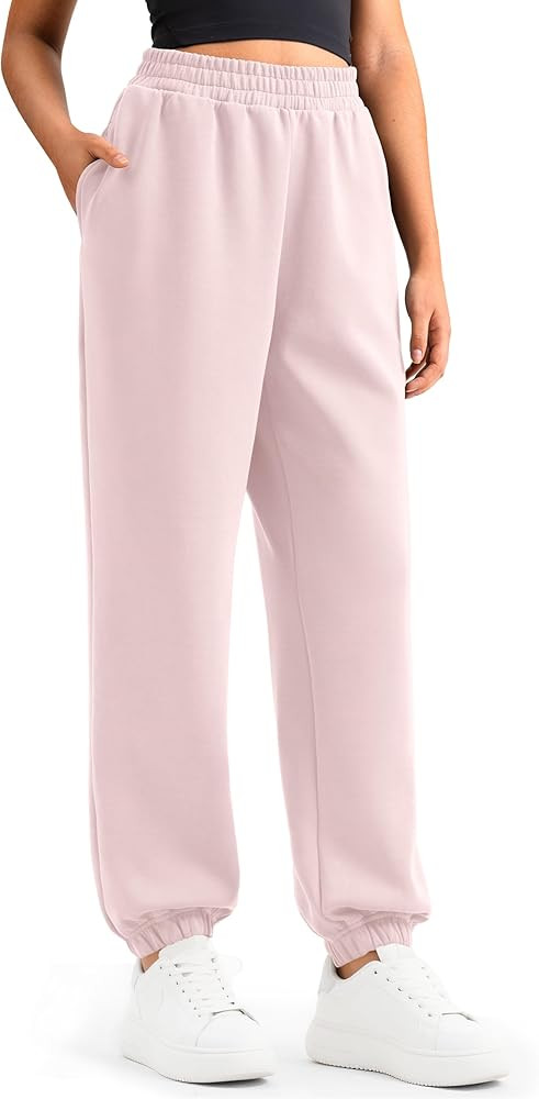 Colorfulkoala Velvra Modal Fleece Lined Joggers for Women - High Waisted Thermal Winter Sweatpant... | Amazon (US)