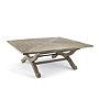 Square Teak Coffee Table in Weathered Finish | Frontgate | Frontgate