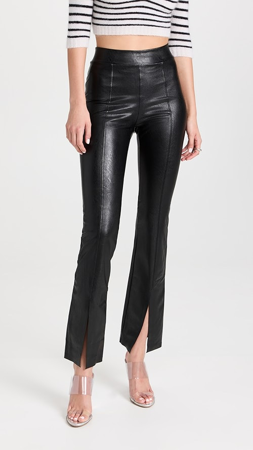 Commando Faux Leather Splitfront Pants | SHOPBOP | Shopbop