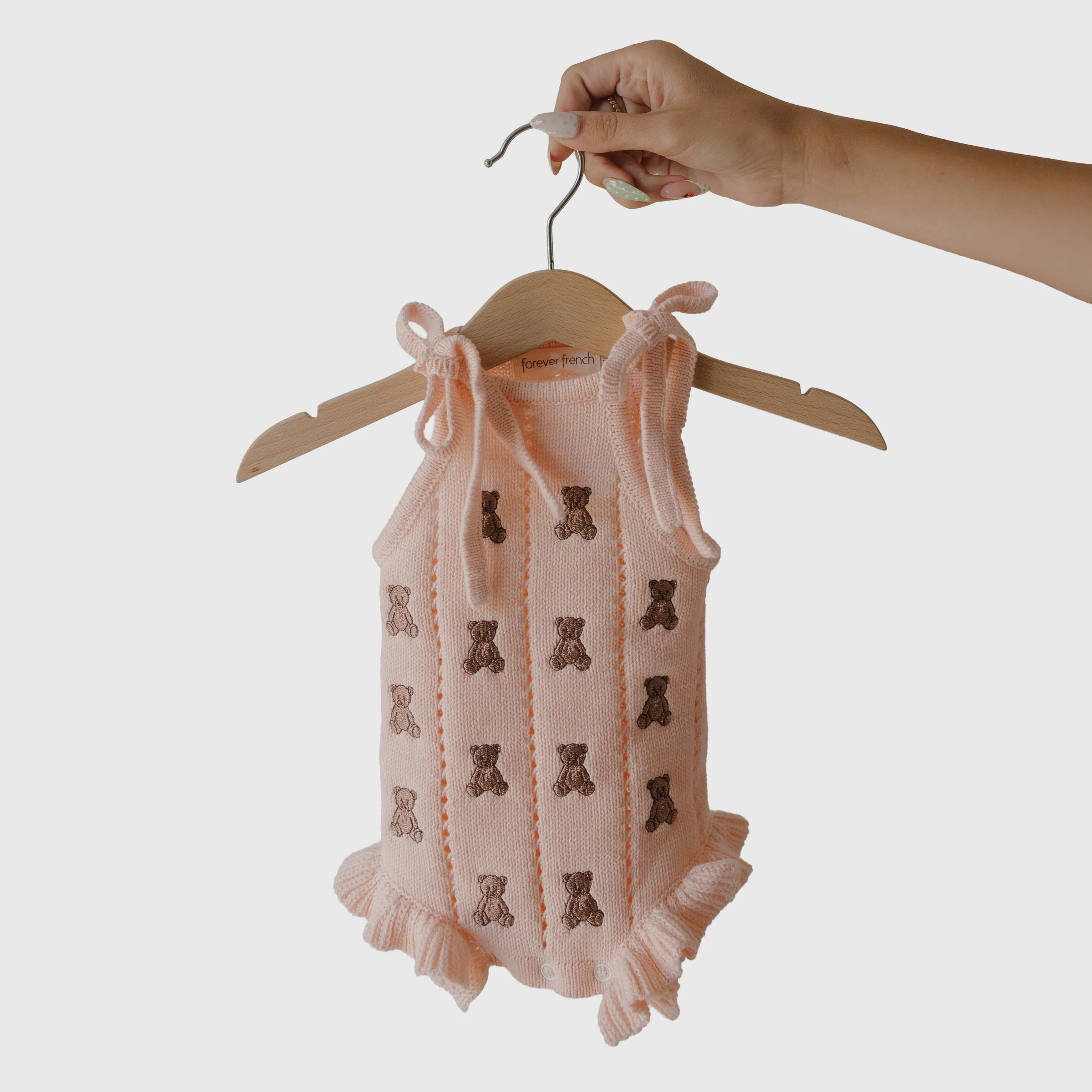 Knit Ruffle Romper | Lottie | Forever French