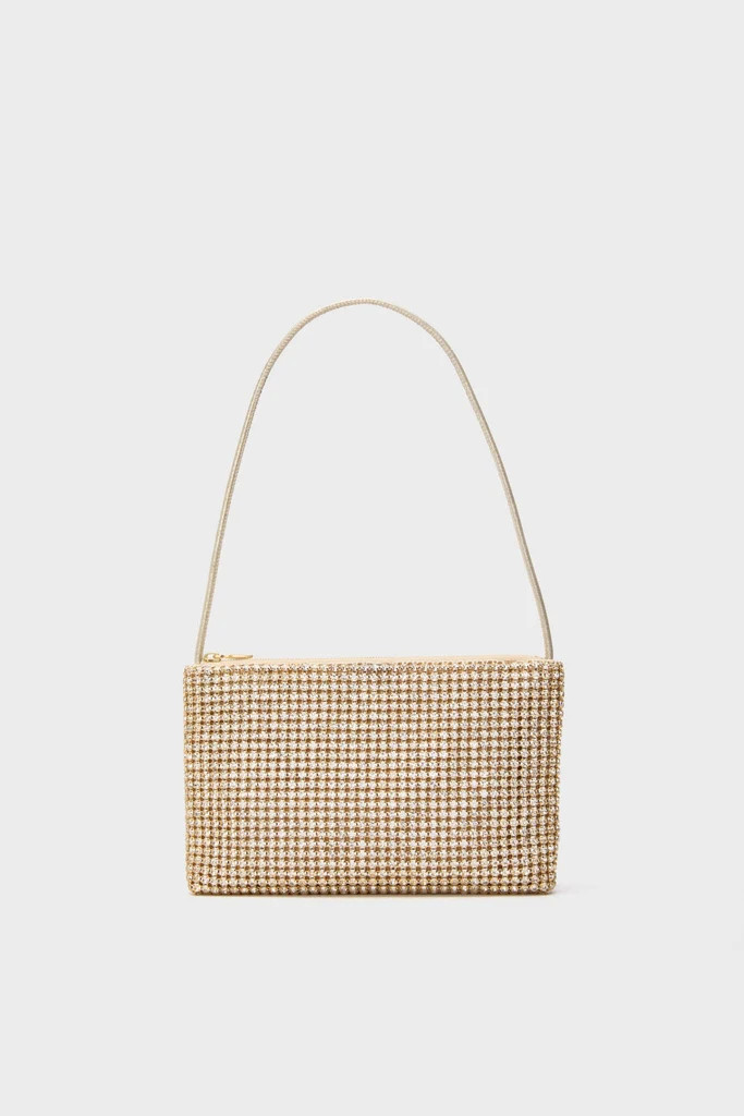 Gold Rhinestone Diamante Clutch | Tuckernuck (US)