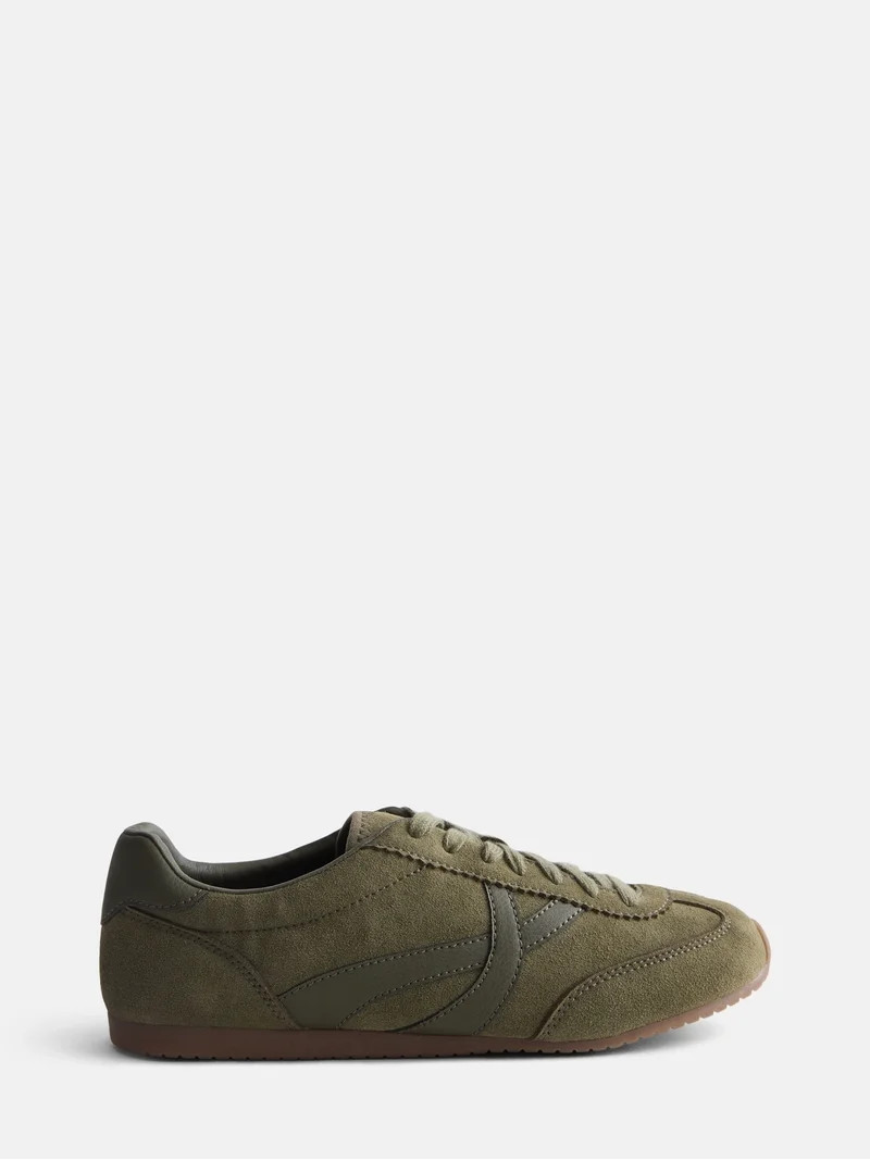 Scenario Women's Lace Up Low Profile Sneakers | Walmart (US)