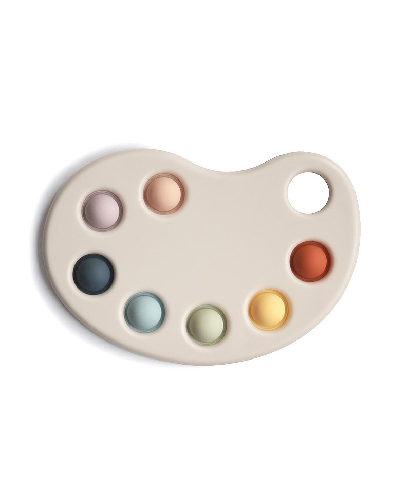 Mushie Paint Palette Press Toy (Multi) - Ages 0-24 Months | Bloomingdale's (US)
