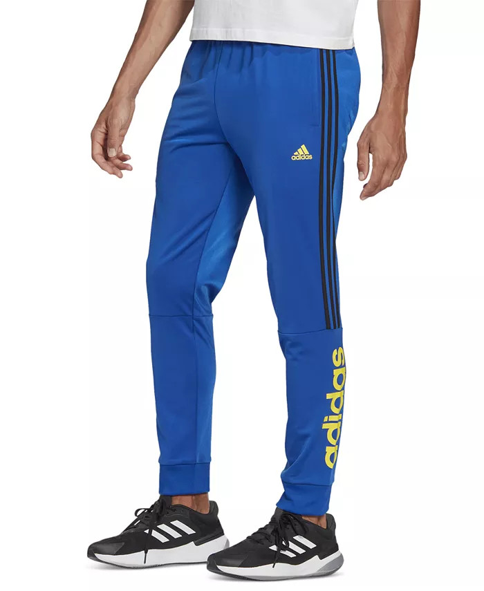 adidas Men's Colorblock 3-Stripe Tricot Jogger Pants & Reviews - Activewear - Men - Macy's | Macys (US)