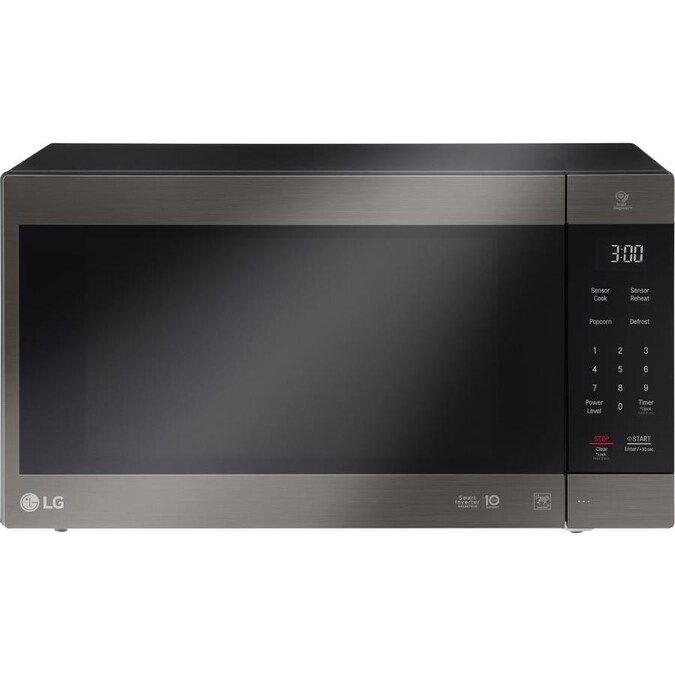 LG 2-cu ft 1200-Watt Countertop Microwave (Black Stainless Steel) | Lowe's