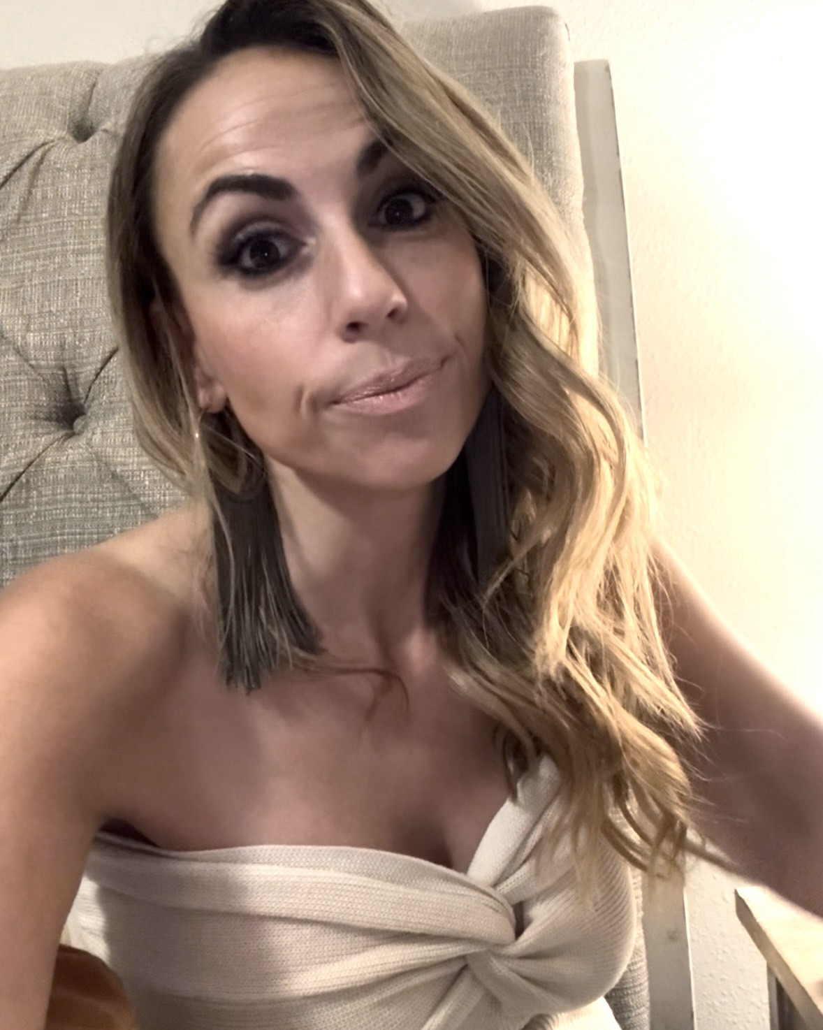 The perfect nude lipstick 🤍
Using KKW x Charlotte Tilbury for that soft, neutral glam—this shade is EVERYTHING.

Wearing faux lashes + brow pencil in Soft Brown by Anastasia for a natural, defined look.

Styled with army green hoop tassel earrings + a lightweight sweater crisscross tube top—such an easy, effortless summer outfit ☀️

#LTKootd #LTKBeauty