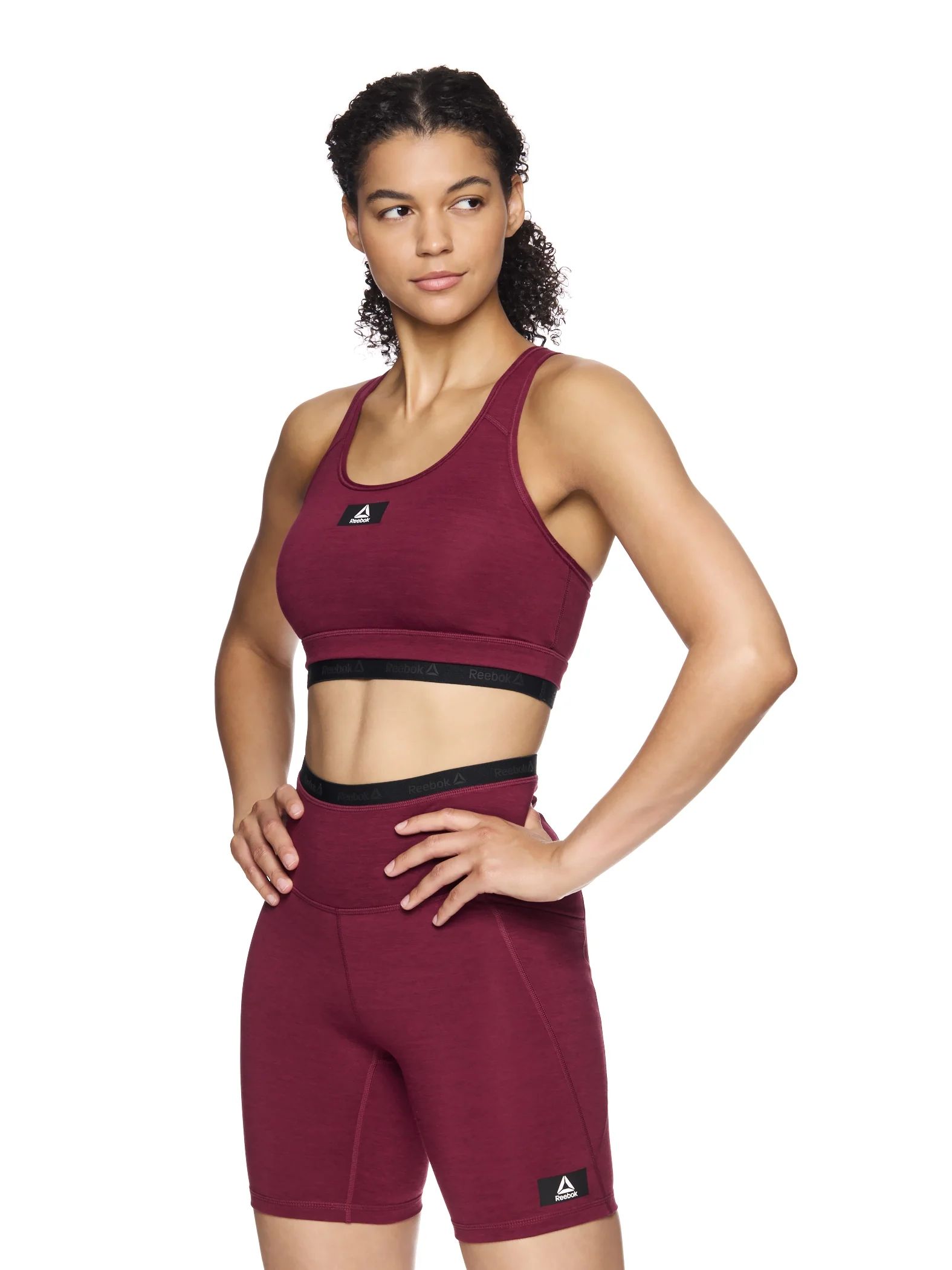 Reebok Women's Medium Impact Flex Sports Bra With Removable Cups, Sizes XS-XXXL | Walmart (US)