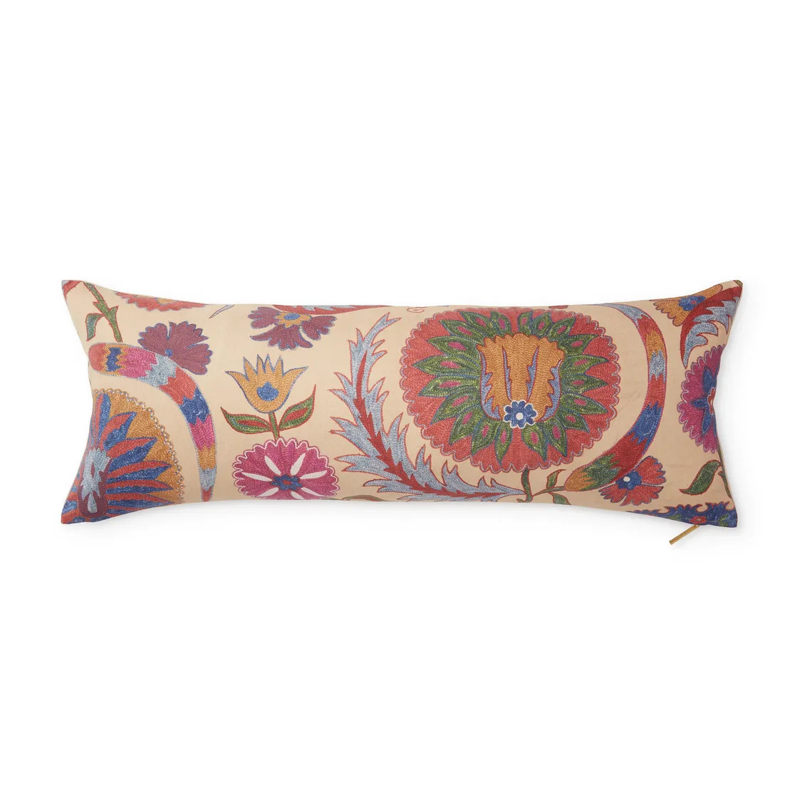 St. Frank Bright Botanical Suzani Decorative Pillow | Food52
