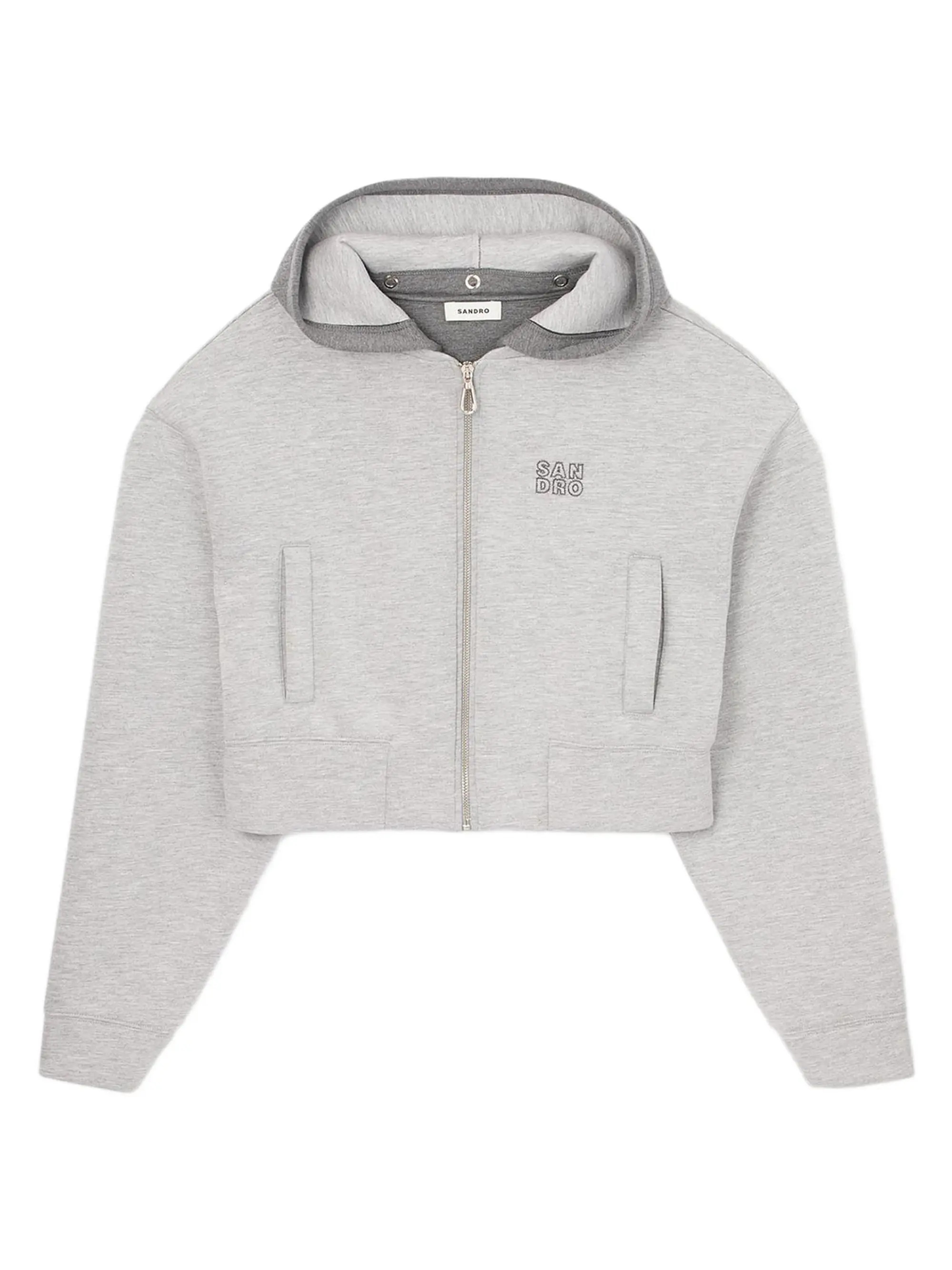 Sandro Hooded Sweatshirt Jacket | Saks Fifth Avenue | Saks Fifth Avenue