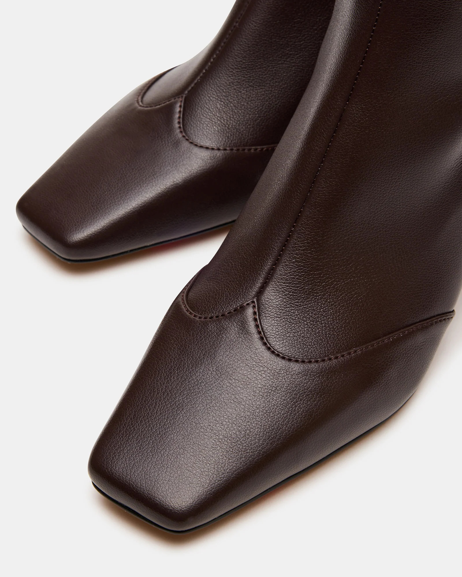 JETER Brown Square-Toe Women's Ankle Boot | Steve Madden (US)