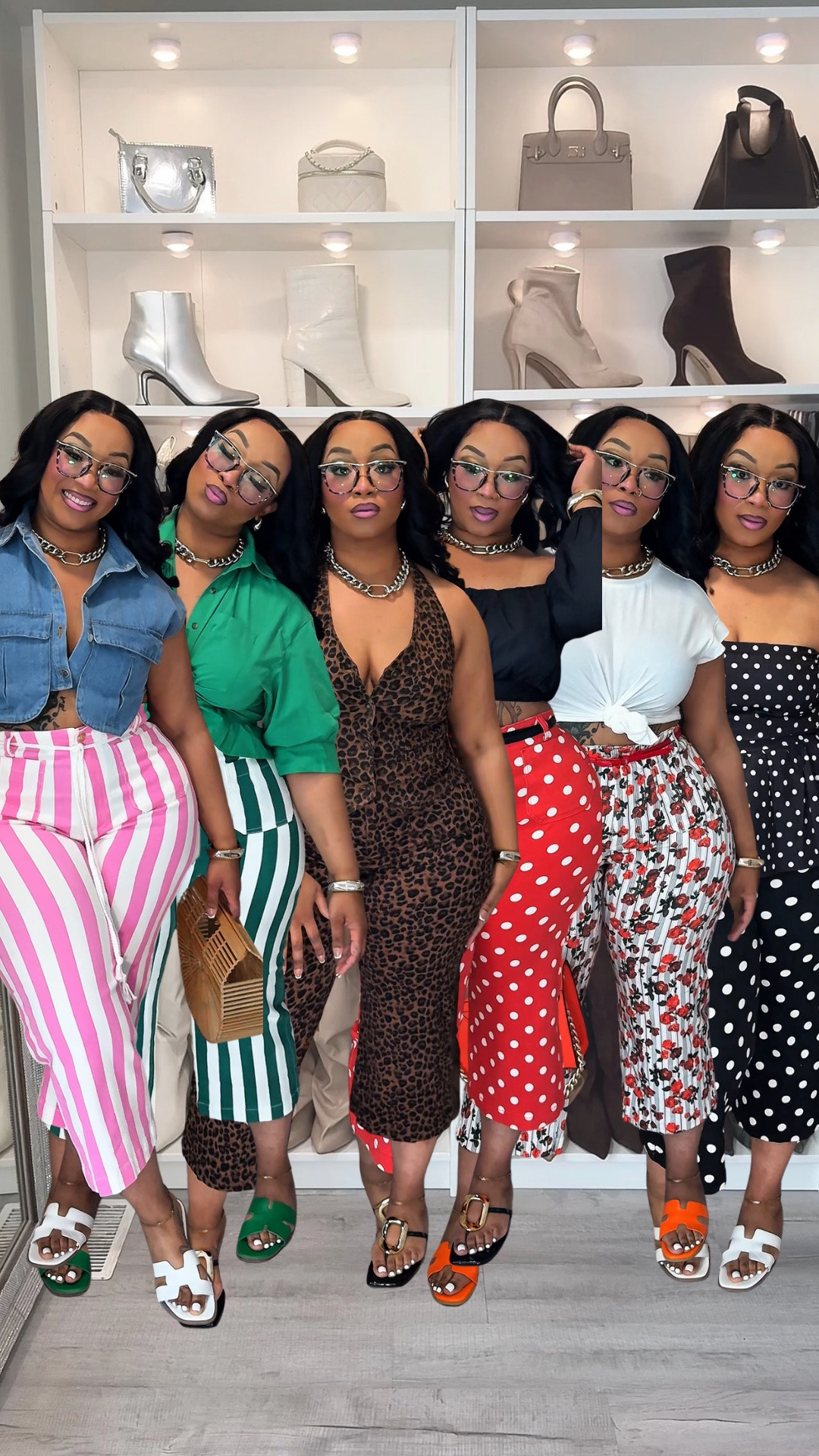 Hey Beauties 🩷

I’m back again with some spring to summer looks featuring these jeans that I came across on Amazon ✨ The stretch is so real and they’re currently on sale for $32 🥳

Green top, black top, polka dot top & denim top- Large
Cheetah vest & white shirt- Medium
All jeans- 14

I’m 5’8 225 pounds for sizing reference

#LTKootd #LTKgrwm #LTKMothersDay