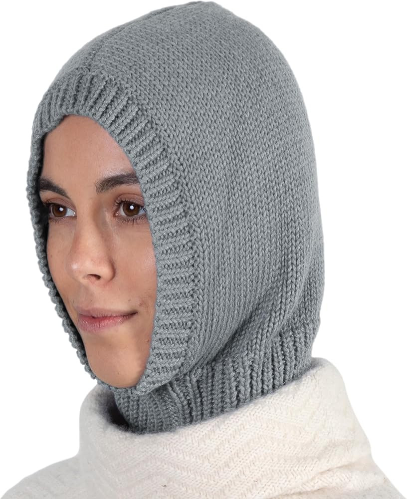 Brook + Bay Knitted Hooded Scarf - Knit Balaclava Hood Scarf for Women Winter - Stylish Hooded Ha... | Amazon (US)