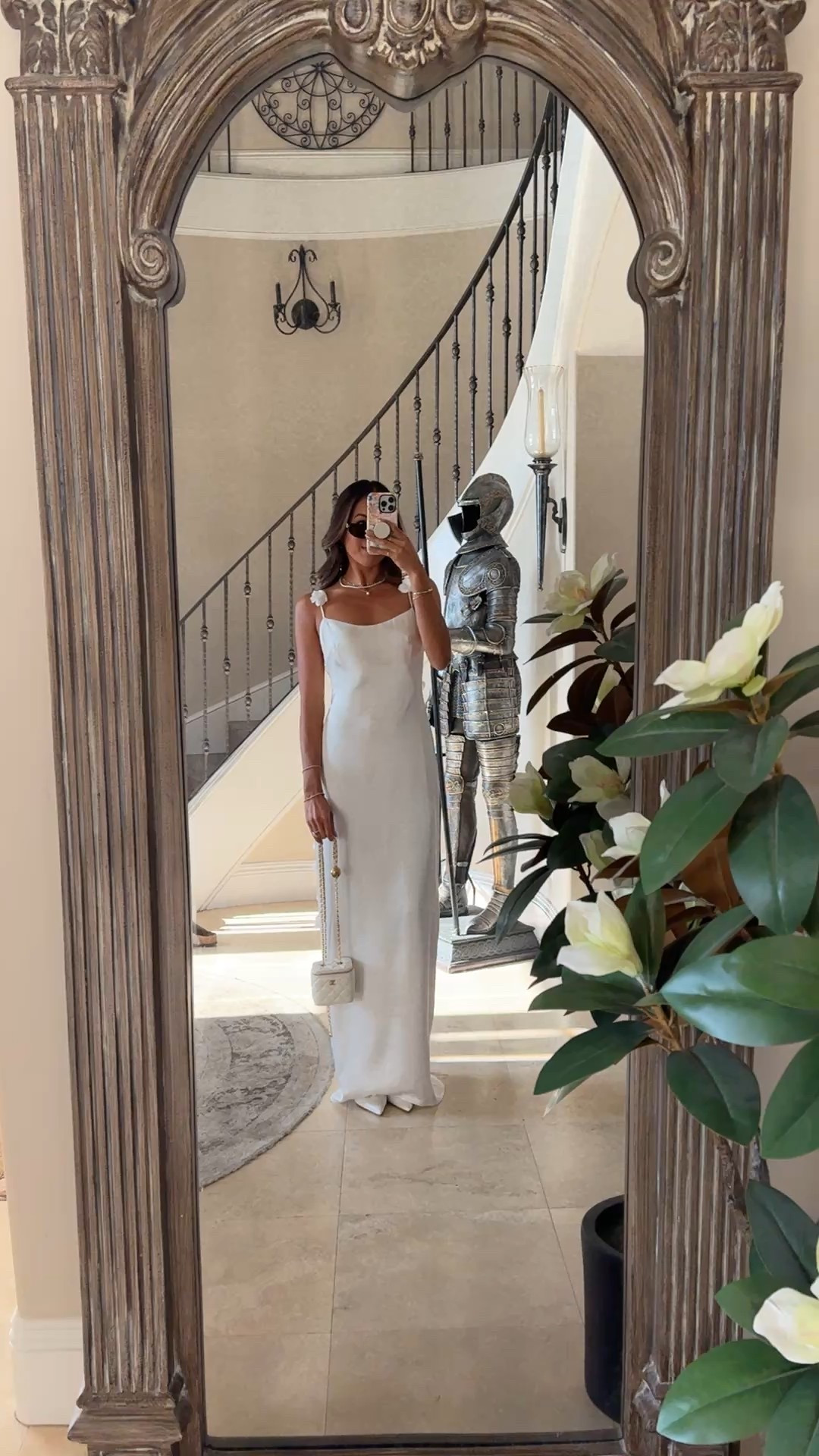 Size XS - hemmed at the bottom. Wore this for my rehearsal dinner and welcome drinks!

#LTKPetite #LTKWedding