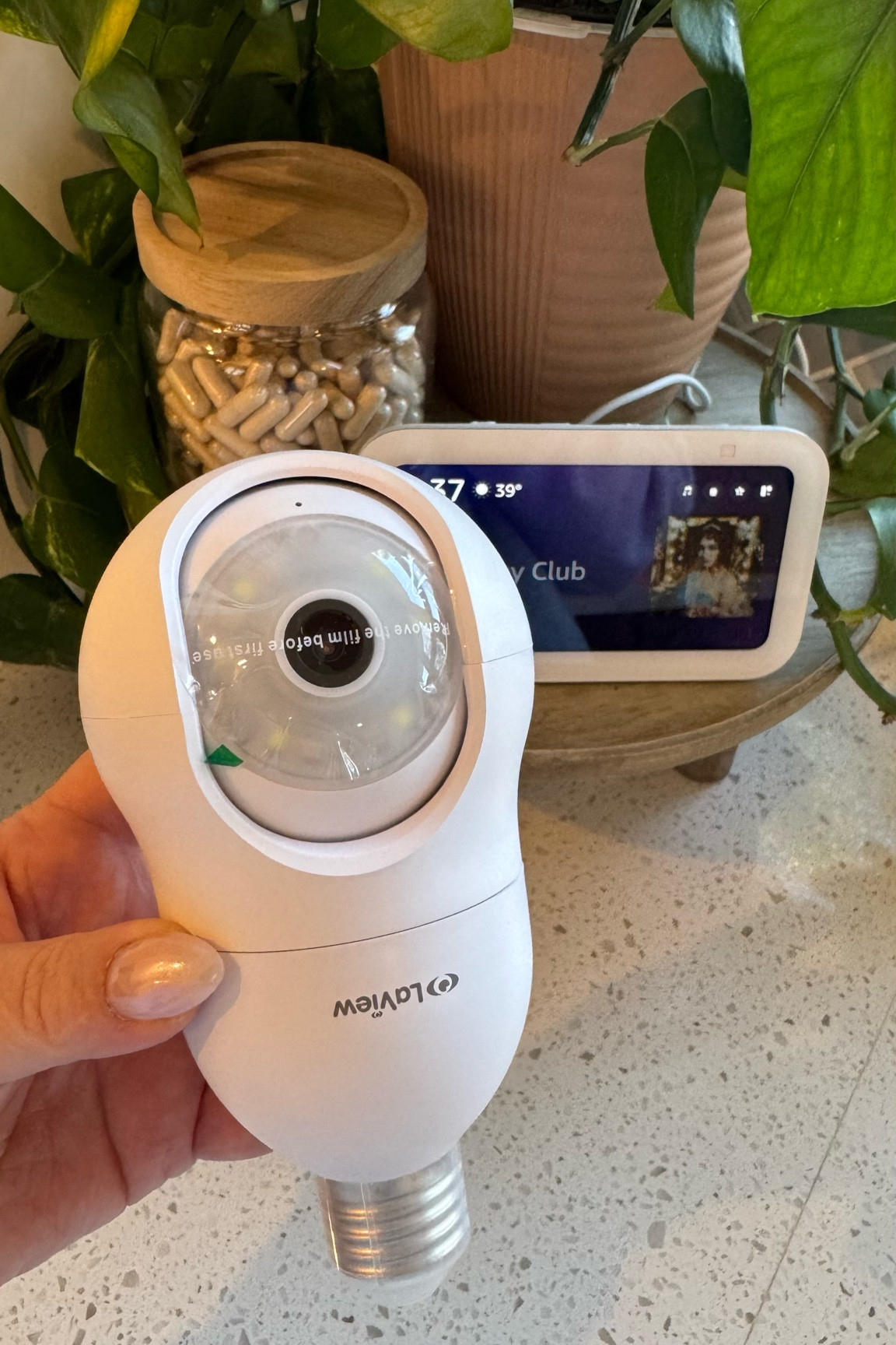 Keeping an eye on my home has never been easier! My Amazon Echo Show connects seamlessly to my security cameras, giving me a clear view and total peace of mind. Easily install the bulb cameras with a few twists and keep an eye on a sleeping baby in a nursery, the neighbor kid door bell ditching you or track your @amazon delivery right to your door. 

Not only does this new device offer me some serious peace of mind, it also streams the news, sports, my audible books, displays my photos and more.

Shop our LTK to see more of the @amazon products we use & approve!

#ad #foundationamazon @shop.ltk #liketkit liketk.it/xx