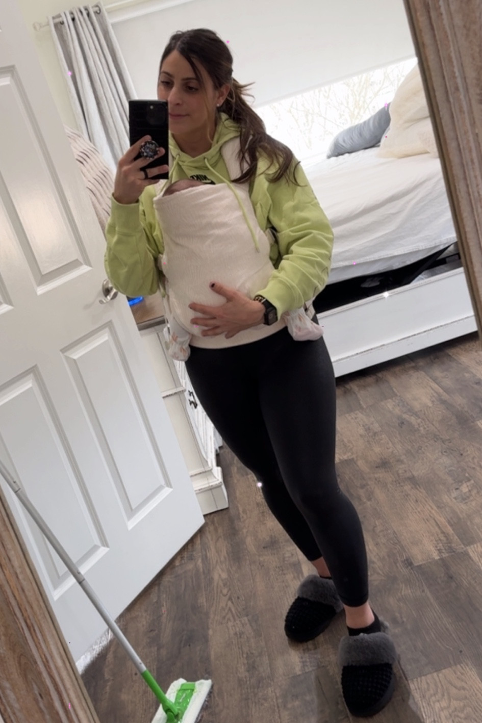 Rocking my favorite carrier while cleaning!

#LTKfitness #LTKbaby #LTKbump